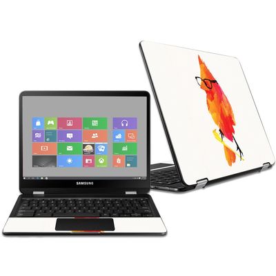 MightySkins Skin Compatible with Samsung Chromebook Pro 12.3" - Punk Bird | Protective, Durable, and Unique Vinyl Decal wrap Cover | Easy to Apply, Remove, and Change Styles | Made in The USA
