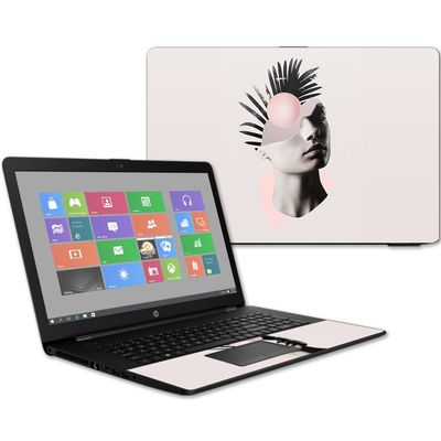 MightySkins Skin Compatible with HP 17t Laptop 17.3" (2017) - Empty Mind | Protective, Durable, and Unique Vinyl Decal wrap Cover | Easy to Apply, Remove, and Change Styles | Made in The USA