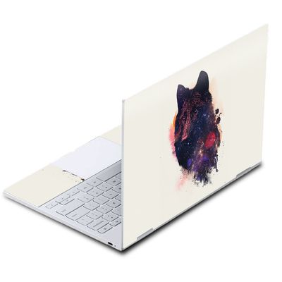 MightySkins Skin Compatible with Google Pixelbook - Universal Wolf | Protective, Durable, and Unique Vinyl Decal wrap Cover | Easy to Apply, Remove, and Change Styles | Made in The USA
