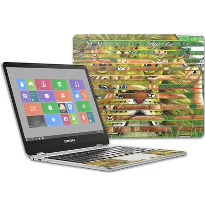 MightySkins Skin Compatible with Samsung Chromebook Plus 12.3"(2017 - Hunter and Prey | Protective, Durable, and Unique Vinyl wrap Cover | Easy to Apply, Remove, and Change Styles | Made in The USA