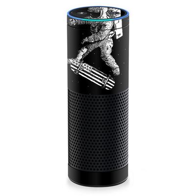 MightySkins Skin Compatible with Amazon Echo - Space Kickflip | Protective, Durable, and Unique Vinyl Decal Wrap Cover | Easy to Apply, Remove, and Change Styles | Made in The USA