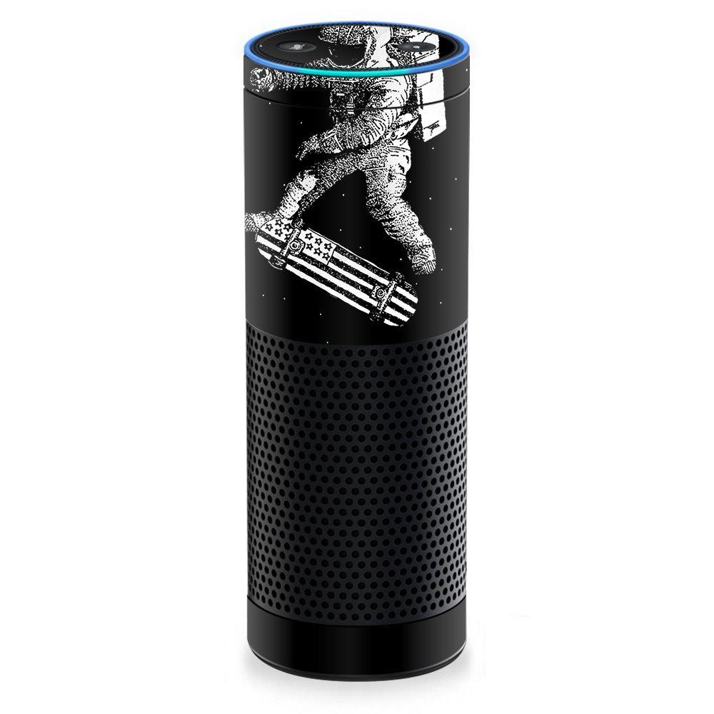 MightySkins Skin Compatible with Amazon Echo - Space Kickflip | Protective, Durable, and Unique Vinyl Decal Wrap Cover | Easy to Apply, Remove, and Change Styles | Made in The USA