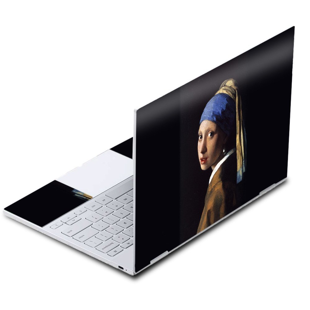 MightySkins Skin Compatible with Google Pixelbook - Girl with Pearl Earring | Protective, Durable, and Unique Vinyl Decal wrap Cover | Easy to Apply, Remove, and Change Styles | Made in The USA