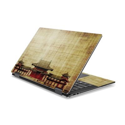 MightySkins Skin Compatible with DELL XPS 13 9365 2-in-1 (2017) - Japanese Pagoda | Protective, Durable, and Unique Vinyl Decal wrap Cover | Easy to Apply, Remove, and Change Styles | Made in The USA