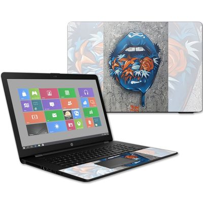 Mightyskins Skin Compatible with Hp 17t Laptop 17.3" (2017) - Blue Lips | Protective, Durable, and Unique Vinyl Decal Wrap Cover | Easy to Apply, Remove, and Change Styles | Made in The USA