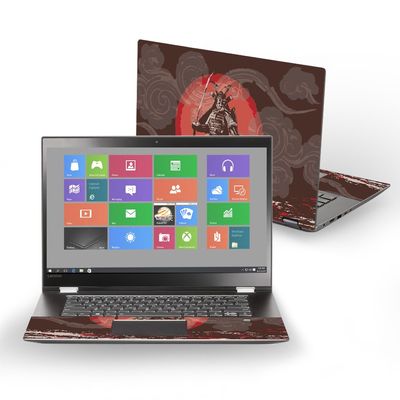 MightySkins Skin Compatible With Lenovo Flex 5 15" (2017) - Samurai Battle | Protective, Durable, and Unique Vinyl Decal wrap cover | Easy To Apply, Remove, and Change Styles | Made in the USA