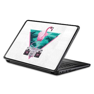 MightySkins Skin Compatible with Universal 12" Screen - Miami Flamingo | Protective, Durable, and Unique Vinyl Decal wrap Cover | Easy to Apply, Remove, and Change Styles | Made in The USA