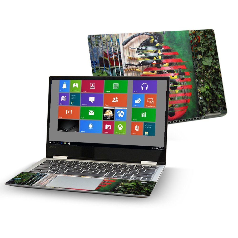 MightySkins Skin Compatible With Lenovo Yoga 720 13" (2017) - Insect Invasion | Protective, Durable, and Unique Vinyl Decal wrap cover | Easy To Apply, Remove, and Change Styles | Made in the USA