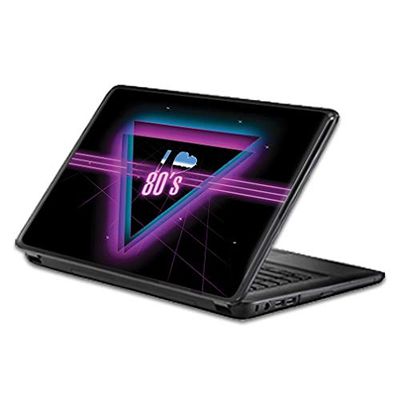 MightySkins Skin Compatible with Universal 12" Screen - I Heart 80s | Protective, Durable, and Unique Vinyl Decal wrap Cover | Easy to Apply, Remove, and Change Styles | Made in The USA