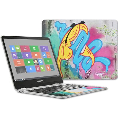 MightySkins Skin Compatible with Samsung Chromebook Plus 12.3"(2017 - Twisted Wonderland | Protective, Durable, and Unique Vinyl wrap Cover | Easy to Apply, Remove | Made in The USA