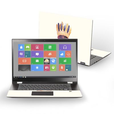 MightySkins Skin Compatible with Lenovo Flex 5 15" (2017) - Cat Chief | Protective, Durable, and Unique Vinyl Decal wrap Cover | Easy to Apply, Remove, and Change Styles | Made in The USA