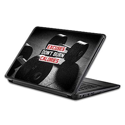 MightySkins Skin Compatible with Universal 15" Screen - Burn Calories | Protective, Durable, and Unique Vinyl Decal wrap Cover | Easy to Apply, Remove, and Change Styles | Made in The USA