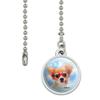 GRAPHICS & MORE Chihuahua Dog Heart Glasses Selfie Ceiling Fan and Light Pull Chain view 2
