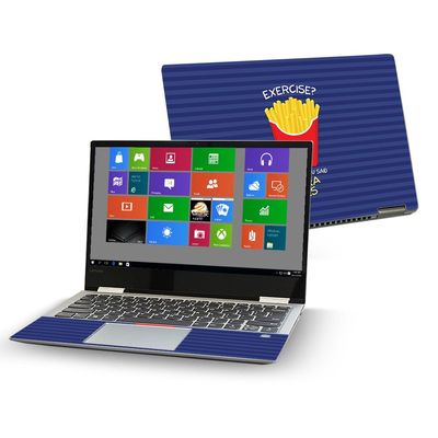 MightySkins Skin Compatible With Lenovo Yoga 720 13" (2017) - Extra Fries | Protective, Durable, and Unique Vinyl Decal wrap cover | Easy To Apply, Remove, and Change Styles | Made in the USA
