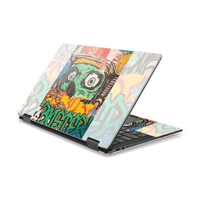 MightySkins Skin Compatible with DELL XPS 13 9365 2-in-1 (2017) - Zombie Attack | Protective, Durable, and Unique Vinyl Decal wrap Cover | Easy to Apply, Remove, and Change Styles | Made in The USA