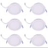 Elitco Lighting SMR61230K-6PK 6 in. 700 Lumen Slim Ceiling Light - Pack of 6 view 1