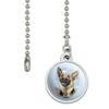 GRAPHICS & MORE German Shepherd Dog Selfie Ceiling Fan and Light Pull Chain view 2
