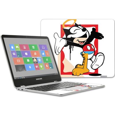 MightySkins Skin Compatible with Samsung Chromebook Plus 12.3"(2017 - Character Swap | Protective, Durable, and Unique Vinyl wrap Cover | Easy to Apply, Remove, and Change Styles | Made in The USA