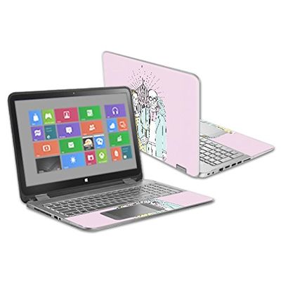 MightySkins Skin Compatible with HP Envy x360 15.6" - American Gothic Pop | Protective, Durable, and Unique Vinyl Decal wrap Cover | Easy to Apply, Remove, and Change Styles | Made in The USA