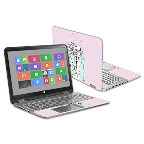 MightySkins Skin Compatible with HP Envy x360 15.6" - American Gothic Pop | Protective, Durable, and Unique Vinyl Decal wrap Cover | Easy to Apply, Remove, and Change Styles | Made in The USA