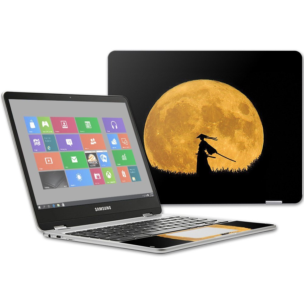 MightySkins Skin Compatible with Samsung Chromebook Plus 12.3"(2017 - Samurai | Protective, Durable, and Unique Vinyl Decal wrap Cover | Easy to Apply, Remove, and Change Styles | Made in The USA
