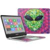 MightySkins Skin Compatible with Samsung Chromebook Plus 12.3"(2017 - Geometric Alien | Protective, Durable, and Unique Vinyl wrap Cover | Easy to Apply, Remove, and Change Styles | Made in The USA view 1