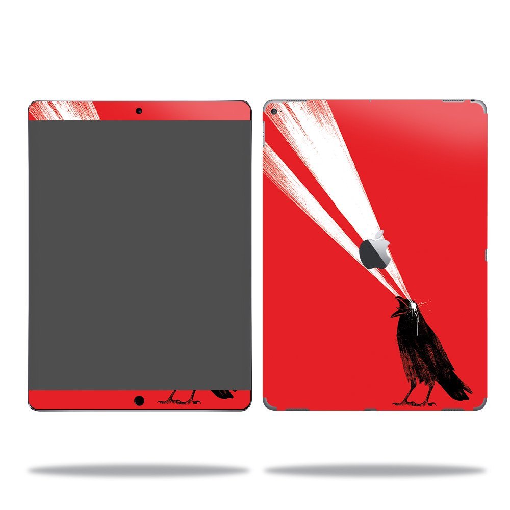 MightySkins Skin Compatible with Apple iPad Pro - Laser Crow | Protective, Durable, and Unique Vinyl Decal wrap Cover | Easy to Apply, Remove, and Change Styles | Made in The USA