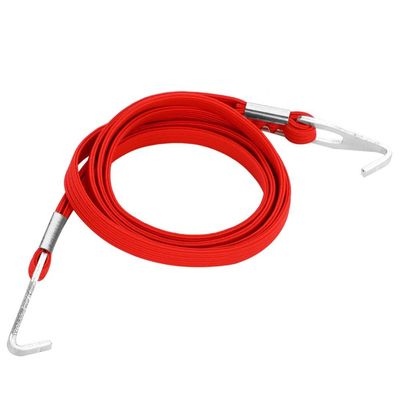 Luggage Strap, Elastic Bungee Cord Straps Luggage Fixed Rope Lashing Strap Tie Down Strap with Hooks(Red) Riding Shelves and Storage Supplies