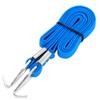 Luggage Strap, Elastic Bungee Cord Straps Luggage Fixed Rope Lashing Strap Tie Down Strap with Hooks(Blue) Riding Shelves and Storage Supplies With Bungee Straps Rack Straps view 2