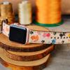 Cute Cats Apple Watch Band Series 5, 38mm 40mm 42mm 44mm,Series 4 Series 3 Series 2 Series 1,Hand-Stitched Handmade Apple Watch Leather view 2