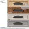 Amerock | Cabinet Cup Pull | Oil Rubbed Bronze | 5-1/16 inch (128 mm) Center-to-Center | Stature | 10 Pack | Drawer Pull | Drawer Handle | Cabinet Hardware view 3