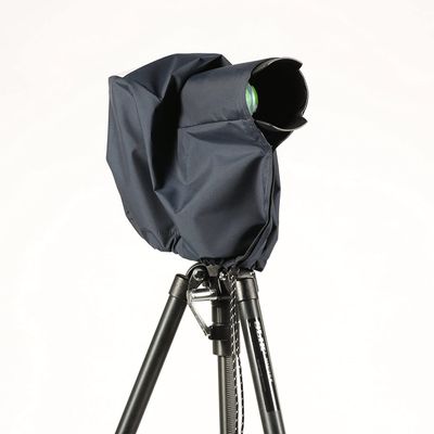 Kenko KRG-RC01LNV Camera Rain Cover, HT, Large, Water Repellent, Breathable Material, for Telephoto Lenses, Navy