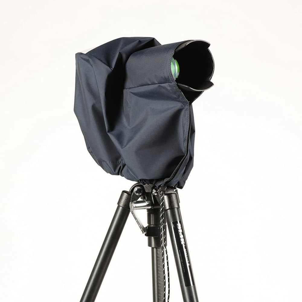 Kenko KRG-RC01LNV Camera Rain Cover, HT, Large, Water Repellent, Breathable Material, for Telephoto Lenses, Navy