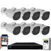 GW Security 16 Channel NVR 4K 8MP PoE 2.8-12mm Varifocal Zoom Face Recognition/Human/Car Detection Security Camera System with 8 x 4K 8MP IP Microphone Outdoor Smart AI Bullet Cameras, 4TB HDD view 1