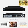 GW Security 16 Channel NVR 4K 8MP PoE 2.8-12mm Varifocal Zoom Face Recognition/Human/Car Detection Security Camera System with 8 x 4K 8MP IP Microphone Outdoor Smart AI Bullet Cameras, 4TB HDD view 3