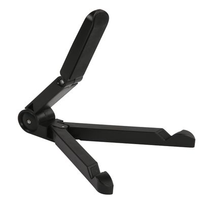 M&T Displays Universal Tablet Desktop Stand Adjustable Portable Holder for 710 Inch Tablets, iPad, E-Readers, and Mobile Devices Black Plastic, 3-Armed Design for Desk, Kitchen, Office, Bedroom