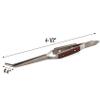 Tweezers Soldering Self Closing Fiber Grip Cross Locking 6-1/2" Bent view 2