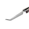 Tweezers Soldering Self Closing Fiber Grip Cross Locking 6-1/2" Bent view 3