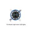 Lustar 30M 1200TVL Fish Finder Underwater Fishing Camera 5 Inch Monitor 10PCS LED Night Vision 195 Degrees Metal Sea Wheel Camera for Fishing view 4