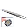 High Precision Tapered Ultra-Fine Tweezers, #5 Straight Tweezers, Stainless Steel, Anti-Magnetic, 4.75" Overall Length view 3