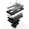 ZIZO Bolt Series LG K30 Case Military Grade Drop Tested with Tempered Glass Screen Protector Holster LG Harmony 2 Case Metal Gray view 3