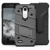 ZIZO Bolt Series LG K30 Case Military Grade Drop Tested with Tempered Glass Screen Protector Holster LG Harmony 2 Case Metal Gray view 4