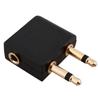 10 Pack 3.5mm 1/8" 2 Male to 1 Female Headphone Jack Socket Audio Adapter - 3.5mm Female to Double Male F/M Adapter view 3