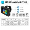 IP CCTV Tester 5 in 1 Support Upt to 4K IP Camera & 720P/1080P/3mp/4mp/5 Megapixel AHD, TVI, CVI & CVBS Analog Camera, Security Video Monitor with 4" Touch Screen, POE Out, WiFi Test, PTZ Test view 4