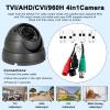 Anpviz Analog CCTV Camera 1080P HD 4-in-1(TVI/AHD/CVI/960H CVBS), 4X Manual Focus/Zoom Analog Camera 2.8-12mm Varifocal Lens, 36 IR-LEDs Dome Turret Security Camera for Business/Home/Store view 2