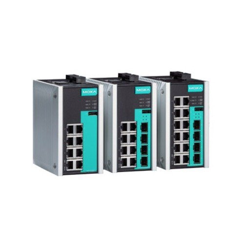MOXA EDS-G508E Managed Full Gigabit Ethernet Switch with 8 10/100/1000BaseT(X) Ports, -10C to 60C Operating Temp.