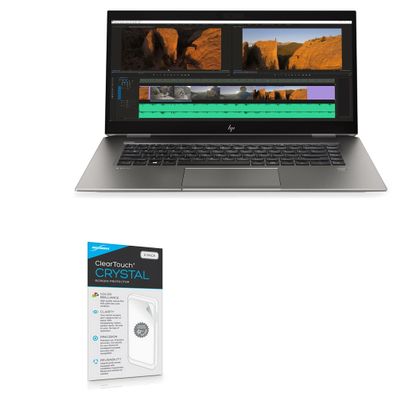 BoxWave Screen Protector Compatible with HP ZBook Studio x360 G5 - ClearTouch Crystal (2-Pack), HD Film Skin - Shields from Scratches for HP ZBook Studio x360 G5