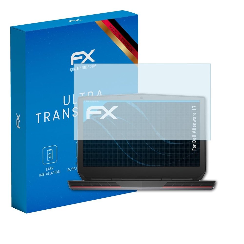 atFoliX Screen Protection Film compatible with Dell Alienware 17 Screen Protector, ultra-clear FX Protective Film (2X)