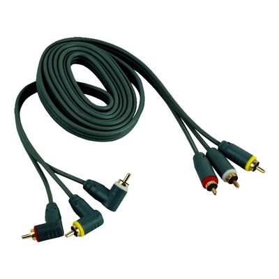 225FWY Composite Home & Car Audio Gold-Plated RCA Cable 15FT.