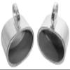 Rockville (4) MAC69S 6x9 Silver Aluminum Wakeboard Tower Speaker Pods+Covers view 2